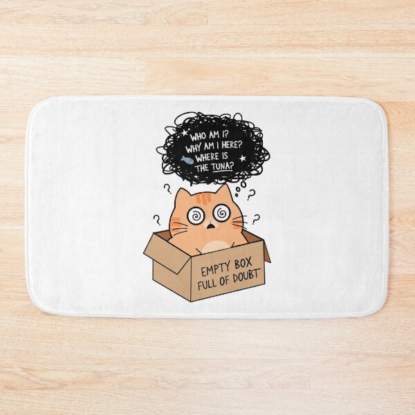 Item preview, Empty Box Full of Doubt - Confused Cat designed and sold by Randomnessy.