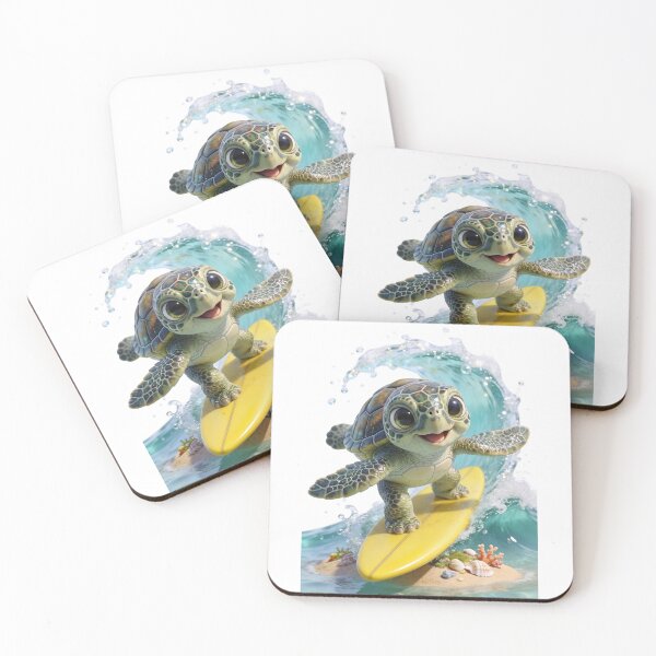 Item preview, Happy Turtle Riding a Big Wave designed and sold by Helenaphotoart.