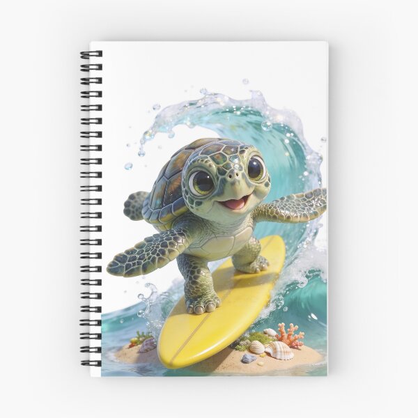 Item preview, Happy Turtle Riding a Big Wave designed and sold by Helenaphotoart.
