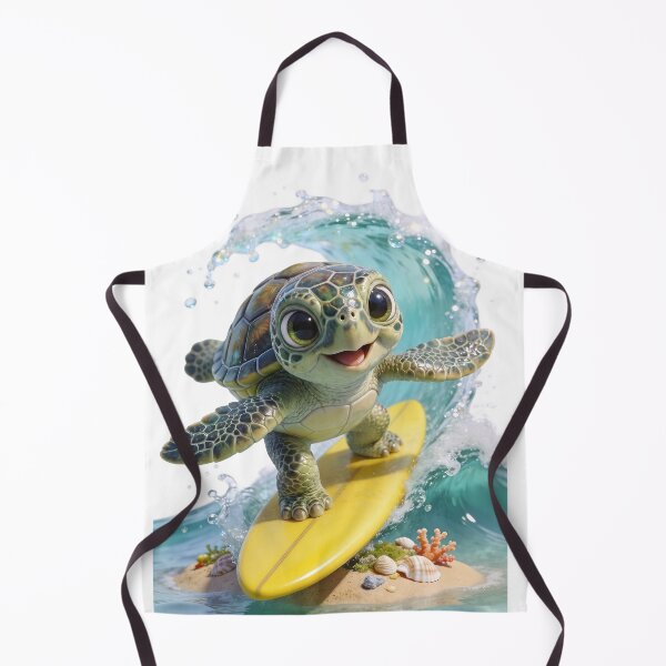 Item preview, Happy Turtle Riding a Big Wave designed and sold by Helenaphotoart.