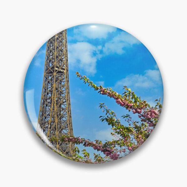 Item preview, Eiffel tower and cherry blossoms tree,april in Paris, springtime designed and sold by goceris.