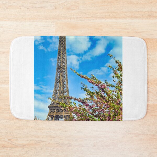 Item preview, Eiffel tower and cherry blossoms tree,april in Paris, springtime designed and sold by goceris.