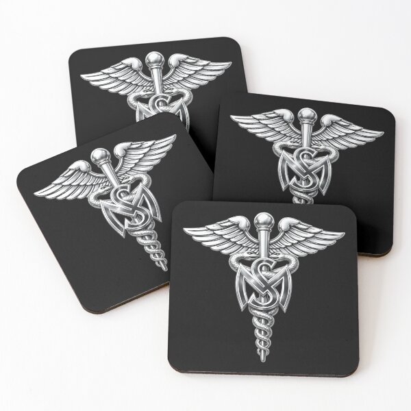 Item preview, Army Medical Service Corps (MS) Branch Insignia - 3D - Silver designed and sold by Military Insignia Products.