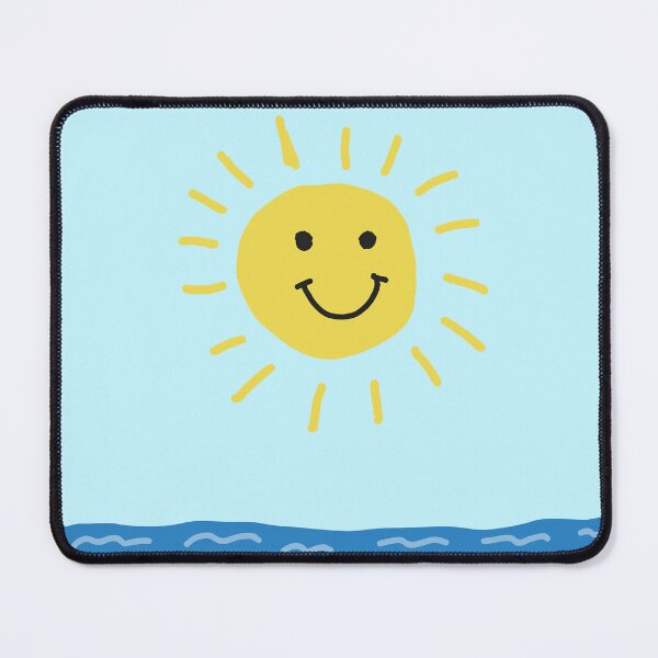 Item preview, Happy Sunshine Over the Sea | Cute Summer Doodle designed and sold by LittleOddStudio.