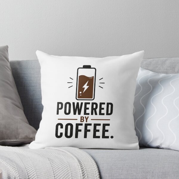Item preview, Powered by coffee designed and sold by ALL&HOME.