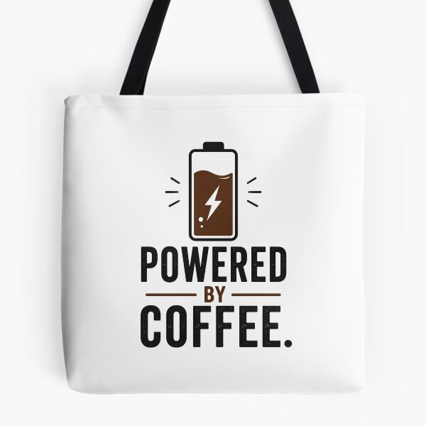 Item preview, Powered by coffee designed and sold by ALL&HOME.