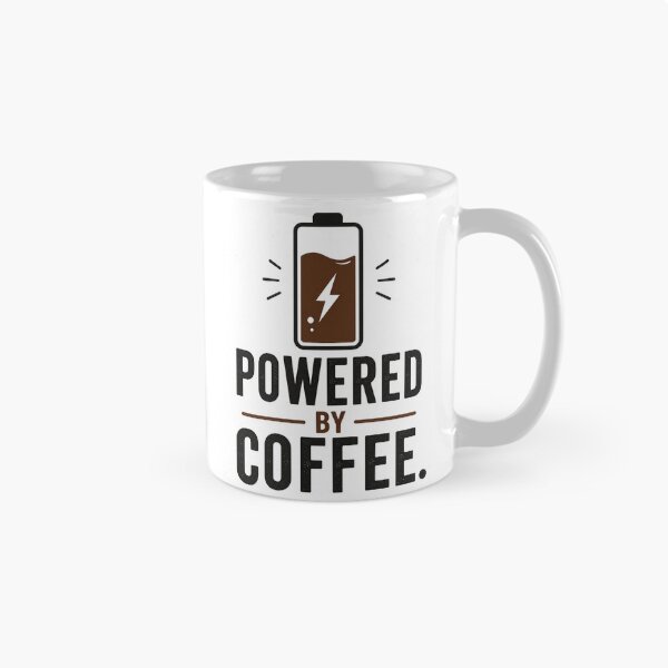 Item preview, Powered by coffee designed and sold by ALL&HOME.