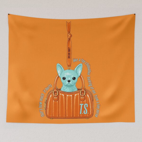 Item preview, actually romantic a toy chihuahua barking at chihuahua tiny purse  - actually romantic designed and sold by taylorvinyls.