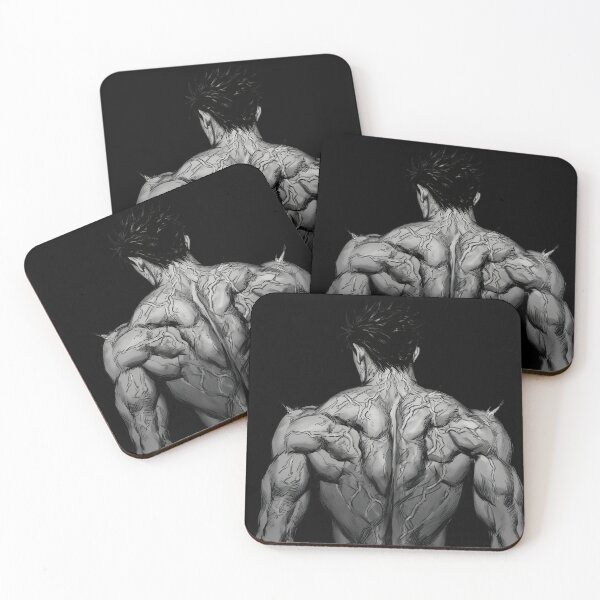 Item preview, Monochrome Muscular Anime Warrior Back View Illustration designed and sold by Sergii Davydenko.
