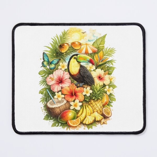 Item preview, Tropical Summer Toucan – Vibrant Exotic Summer Illustration designed and sold by SP319.