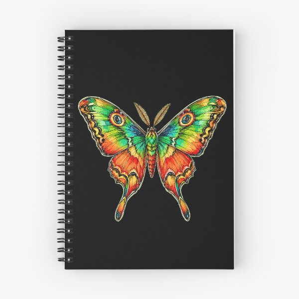 Item preview, Madagascan Sunset Moth Watercolor Art – Colorful Nature Illustration designed and sold by ColorSplash123.