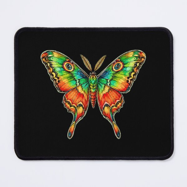 Item preview, Madagascan Sunset Moth Watercolor Art – Colorful Nature Illustration designed and sold by ColorSplash123.