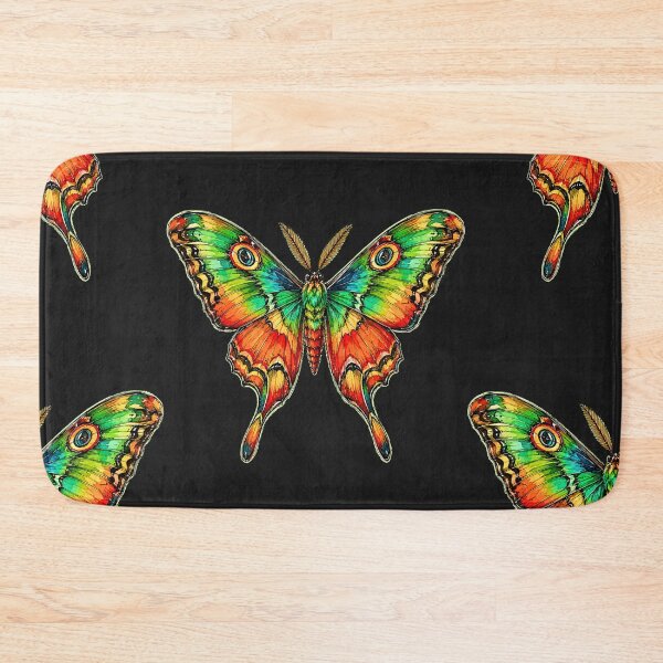 Item preview, Madagascan Sunset Moth Watercolor Art – Colorful Nature Illustration designed and sold by ColorSplash123.