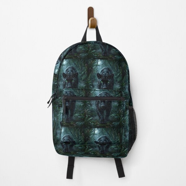 Item preview, Black Jaguar in Misty Jungle Art designed and sold by ice-apparel.