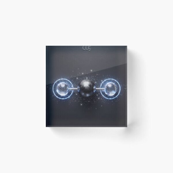 Item preview, Carbon dioxide – molecular structure designed and sold by Halbeskilo.