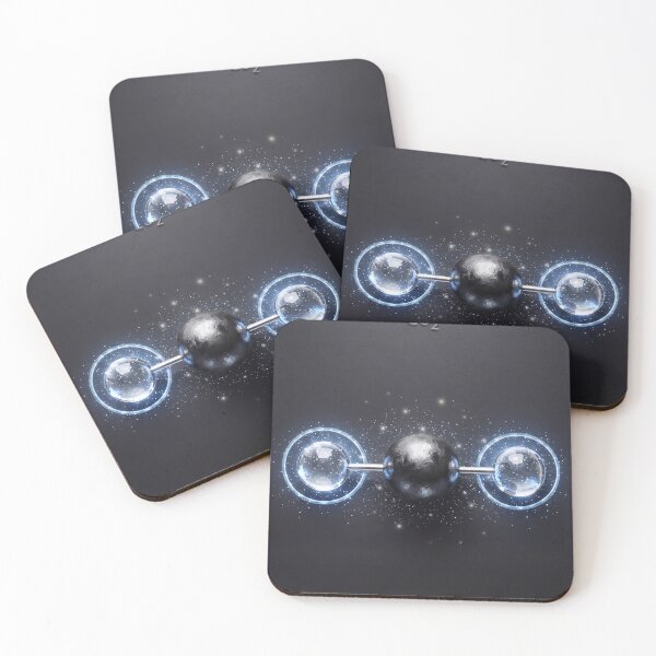 Item preview, Carbon dioxide – molecular structure designed and sold by Halbeskilo.