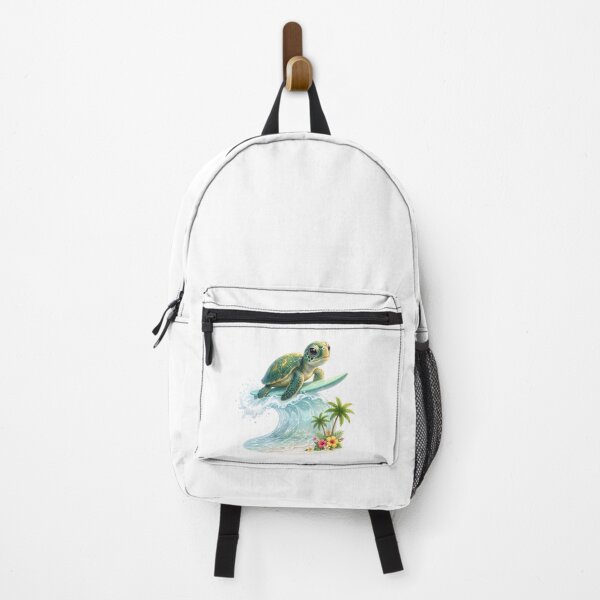 Item preview, Surfing Sea Turtle on a Tropical Wave designed and sold by Helenaphotoart.
