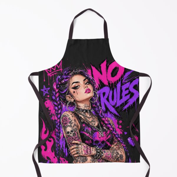 Item preview, No Rules Punk Goth Tattoed Girl designed and sold by legendaryskins.