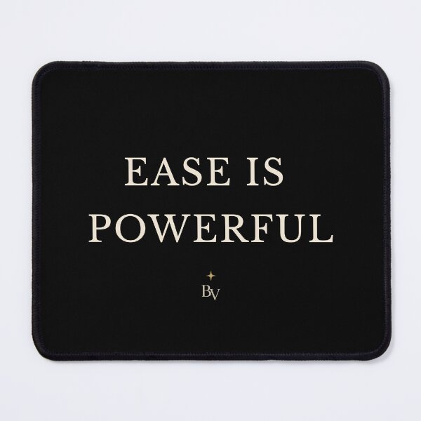 Item preview, Ease Is Powerful | Minimalist Motivational Quote | Quiet Luxury Typography designed and sold by BeaVibes.