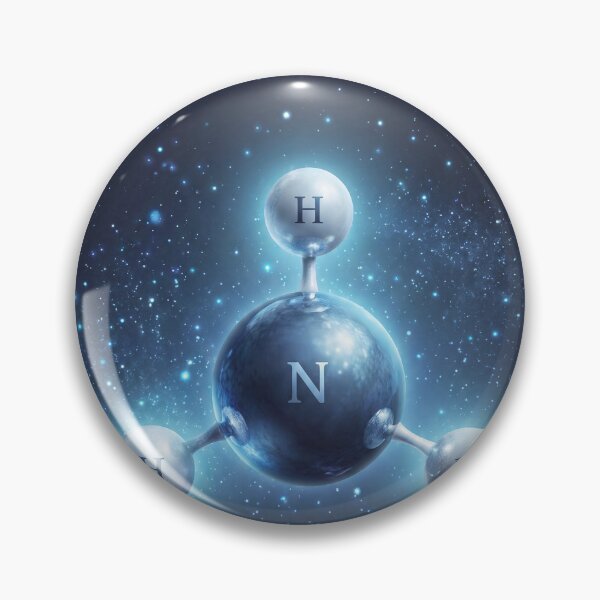 Item preview, Ammonia – Molecular structure designed and sold by Halbeskilo.