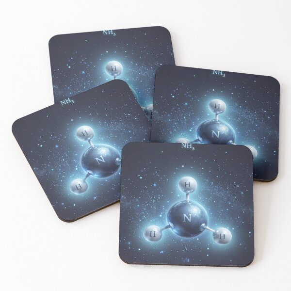 Item preview, Ammonia – Molecular structure designed and sold by Halbeskilo.