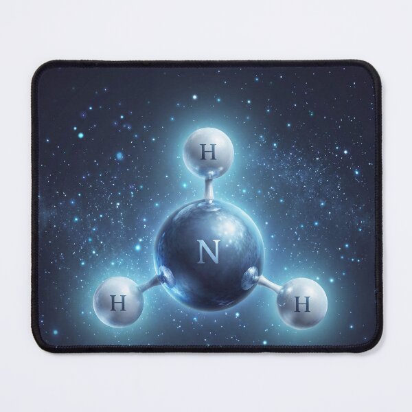 Item preview, Ammonia – Molecular structure designed and sold by Halbeskilo.