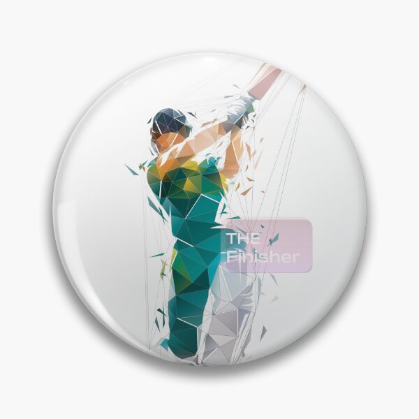 Item preview, Abstract Polygon Cricket Batsman Illustration designed and sold by Goldy1441.