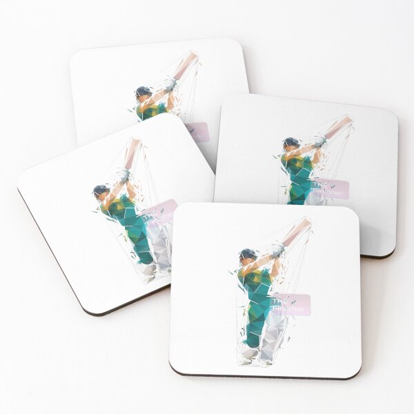 Item preview, Abstract Polygon Cricket Batsman Illustration designed and sold by Goldy1441.
