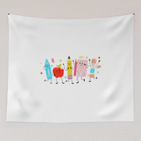 Item preview, Cute School Supplies Shirt, Back to School Teacher Graphic Tee, Crayon Pencil Notebook Comfort Colors Shirt, Kindergarten Gift designed and sold by Xtusdior.