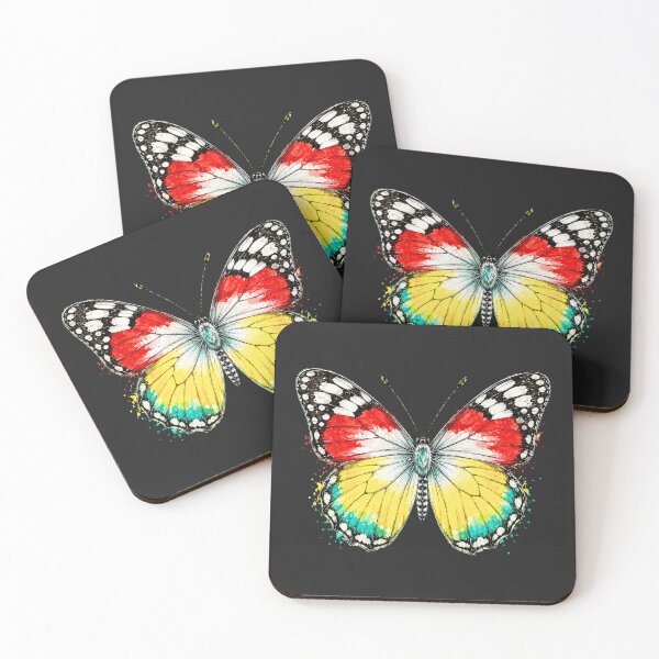 Item preview, Common Jezebel Butterfly Watercolor Art – Colorful Nature Illustration designed and sold by ColorSplash123.