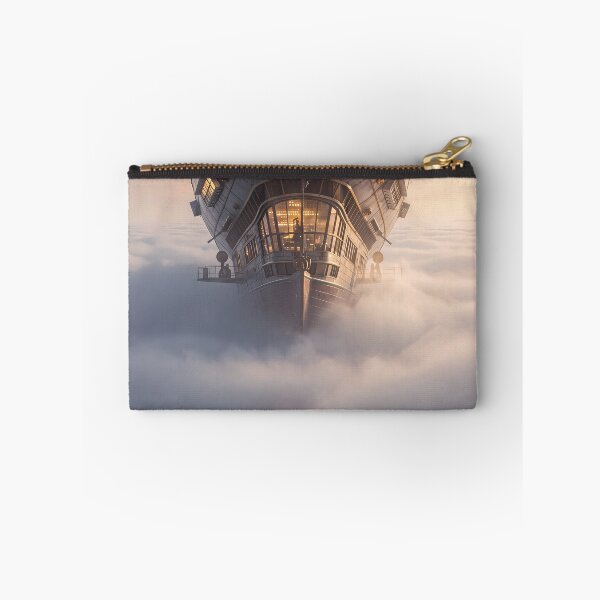 Item preview, Airship above the clouds – Futuristic vision designed and sold by Halbeskilo.