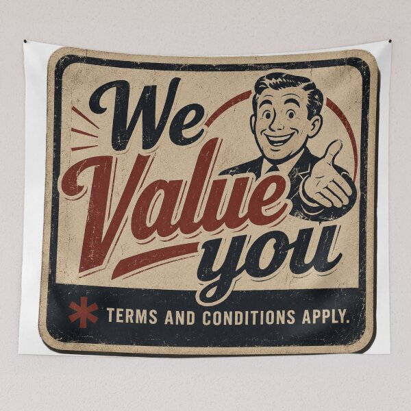 Item preview, We Value You designed and sold by AbstractAnom.