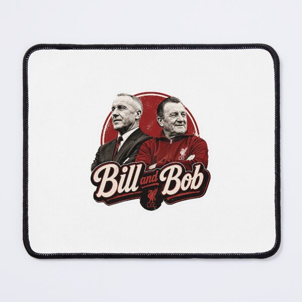Item preview, Bob Paisley and Bill Shankly Liverpool FC 'Bill and Bob' Graphic designed and sold by FanFueledStickers.