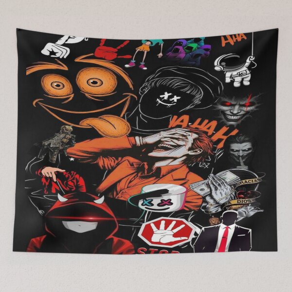Item preview, The Digital Chaos of the Modern Internet, Internet Culture Collage & Meme - Mashup of Edgy Characters and Dark Humor designed and sold by RAYBIL.