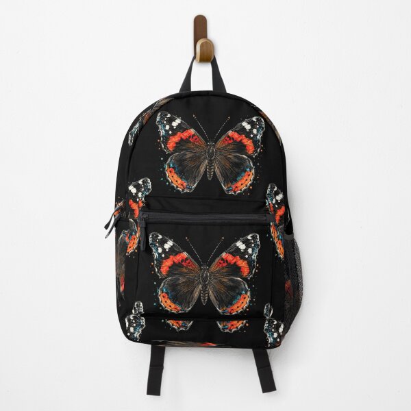 Item preview, Red Admiral Butterfly Watercolor Art – Colorful Nature Illustration designed and sold by ColorSplash123.