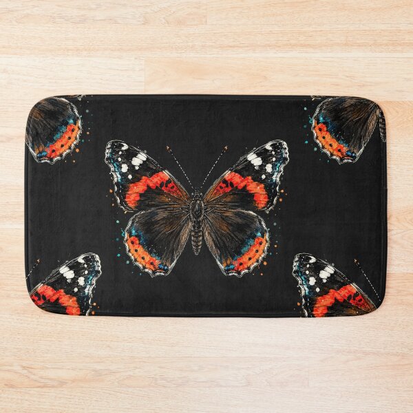 Item preview, Red Admiral Butterfly Watercolor Art – Colorful Nature Illustration designed and sold by ColorSplash123.