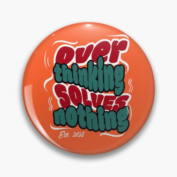 Item preview, Overthinking solves nothing  designed and sold by PURPLE ECLIPSE.