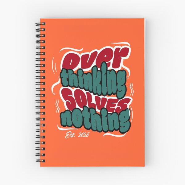 Item preview, Overthinking solves nothing  designed and sold by PURPLE ECLIPSE.
