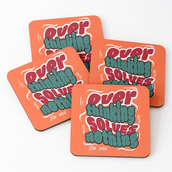 Item preview, Overthinking solves nothing  designed and sold by PURPLE ECLIPSE.