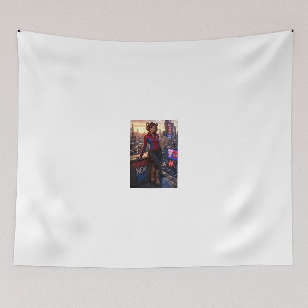 Item preview, Spider Man Brand New Day Hero on Rooftop designed and sold by CathryneDelamort.