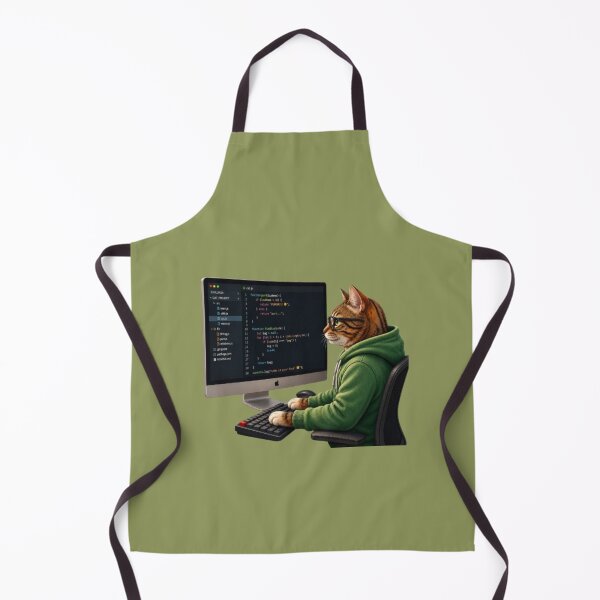 Item preview, Meow Debug-Funny Coder Cat and Programming Humor designed and sold by Northern Glow Art.