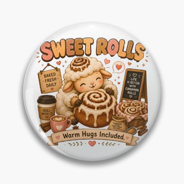 Item preview, Cute Cinnamon Roll Sheep Kawaii T-Shirt | Sweet Rolls Cozy Bakery Animal Gift designed and sold by Snackwear Apparel.