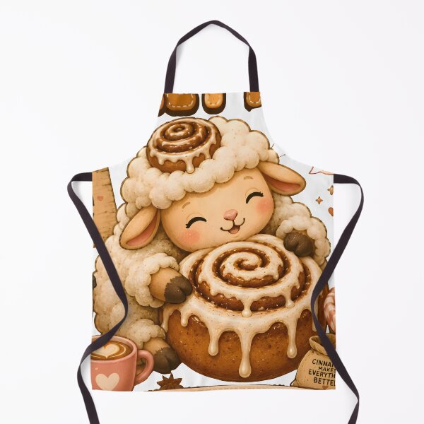 Item preview, Cute Cinnamon Roll Sheep Kawaii T-Shirt | Sweet Rolls Cozy Bakery Animal Gift designed and sold by Snackwear Apparel.