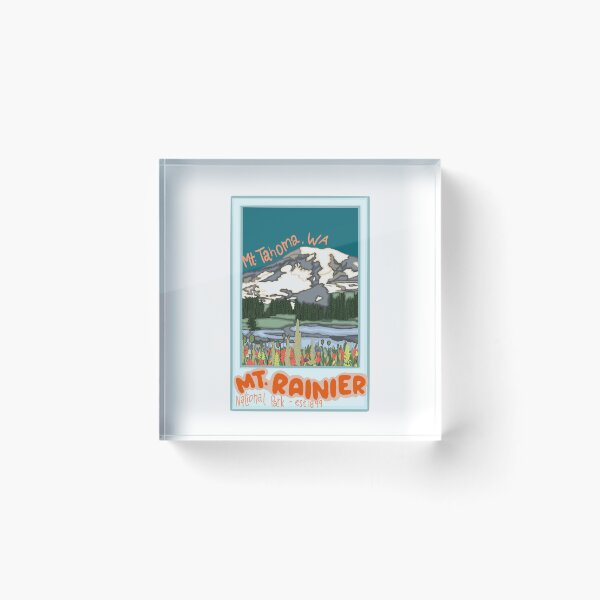 Item preview, Mt. Rainier National Park - 2 designed and sold by whimsicallyanxious.
