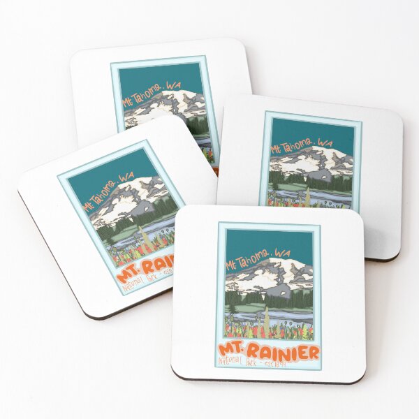 Item preview, Mt. Rainier National Park - 2 designed and sold by whimsicallyanxious.