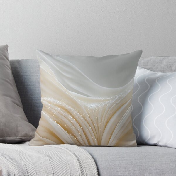 Item preview, Gleaming Pearl Silk Abstract Wave Luxury Art designed and sold by CuteSlothWorld.