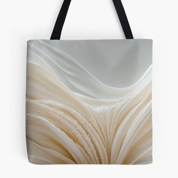 Item preview, Gleaming Pearl Silk Abstract Wave Luxury Art designed and sold by CuteSlothWorld.