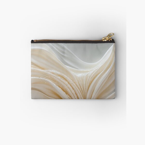 Item preview, Gleaming Pearl Silk Abstract Wave Luxury Art designed and sold by CuteSlothWorld.
