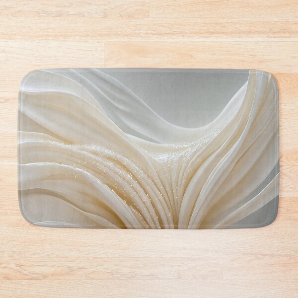 Item preview, Gleaming Pearl Silk Abstract Wave Luxury Art designed and sold by CuteSlothWorld.