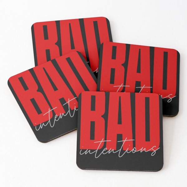 Item preview, Bad Intentions Streetwear - Bold Red & Black Urban motiovation Design designed and sold by Addictive design.